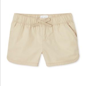 Girls Twill Pull On Shorts - Khaki by The Children’s PLACE